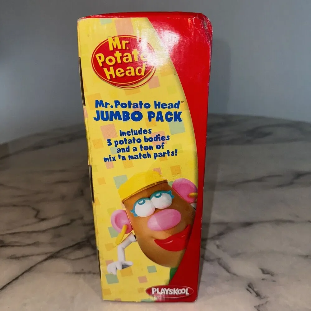 NEW Sealed 2006‎ Mr. Potato Head Jumbo Pack Target Xcls 50 Parts 3 Spuds VINTAGE